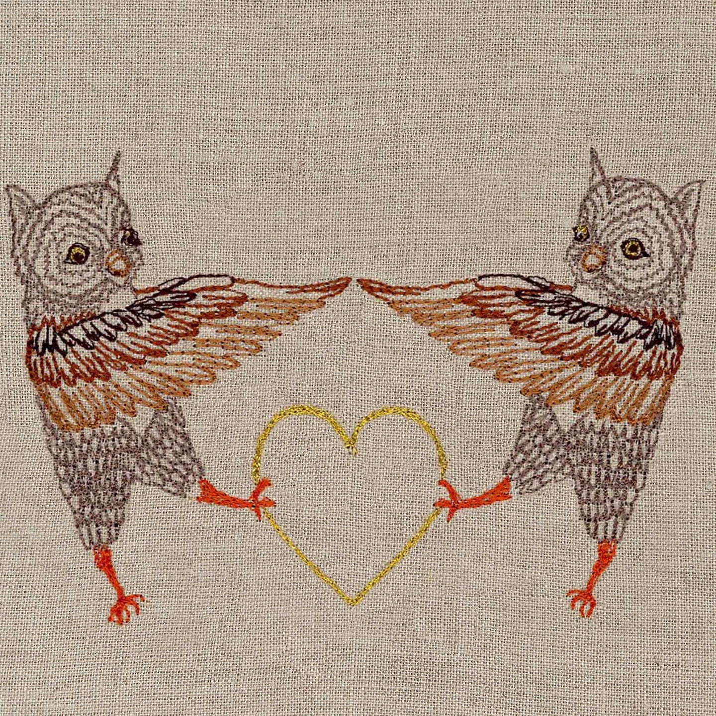 Owl Love Tea Towel