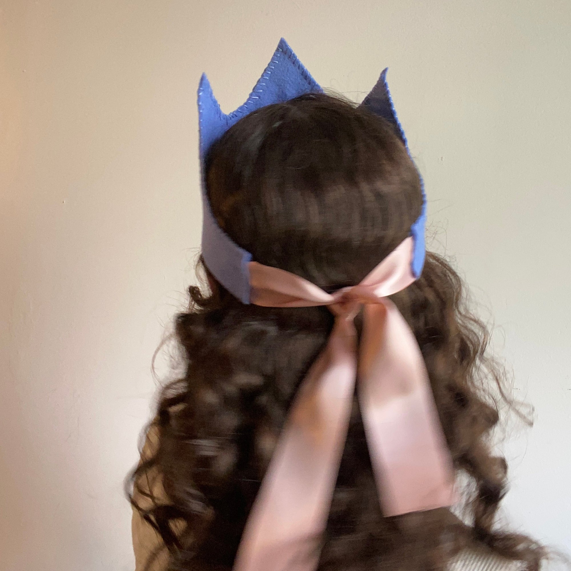 Handmade Felt Crown in Summer Garden