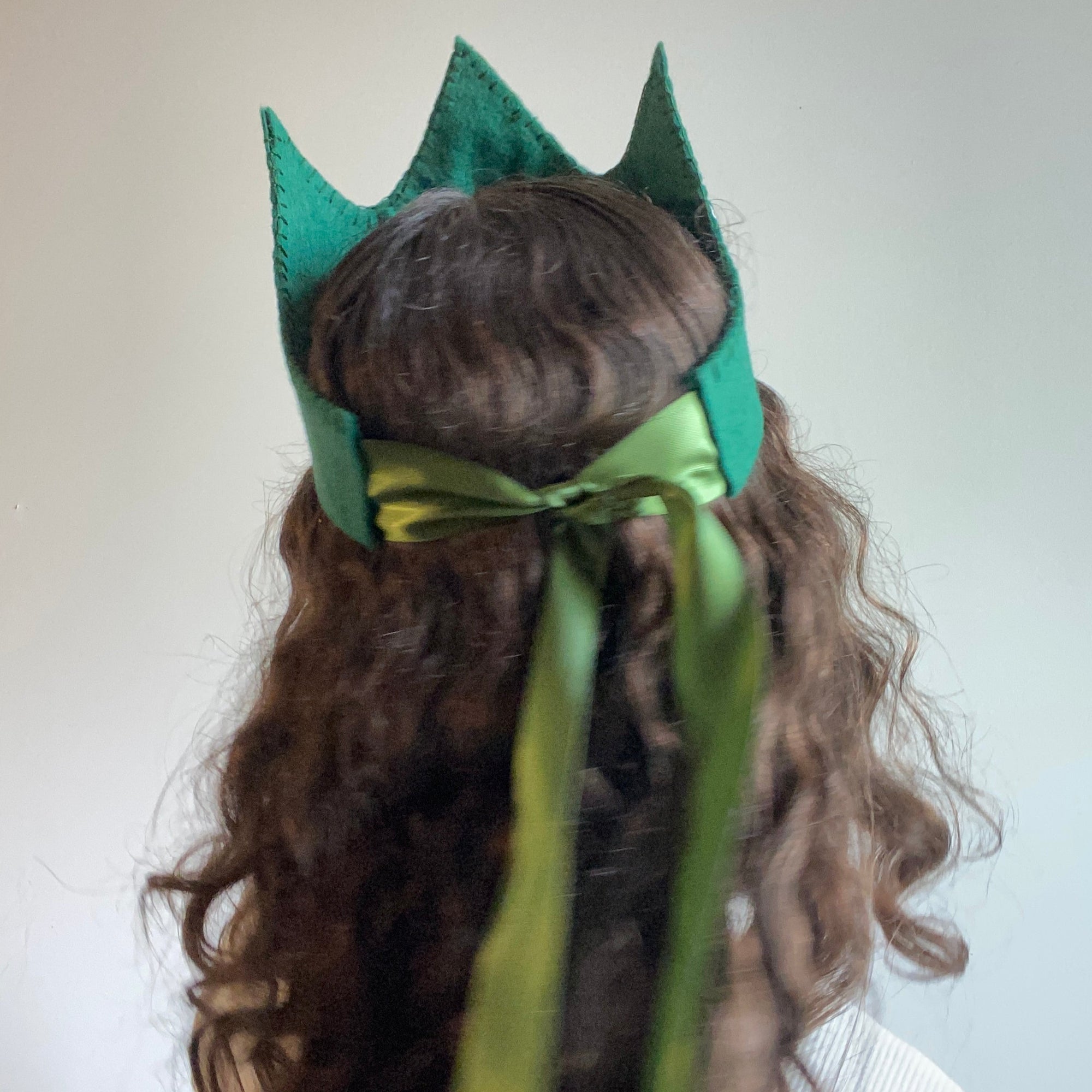 Handmade Felt Crown in Koi Pond