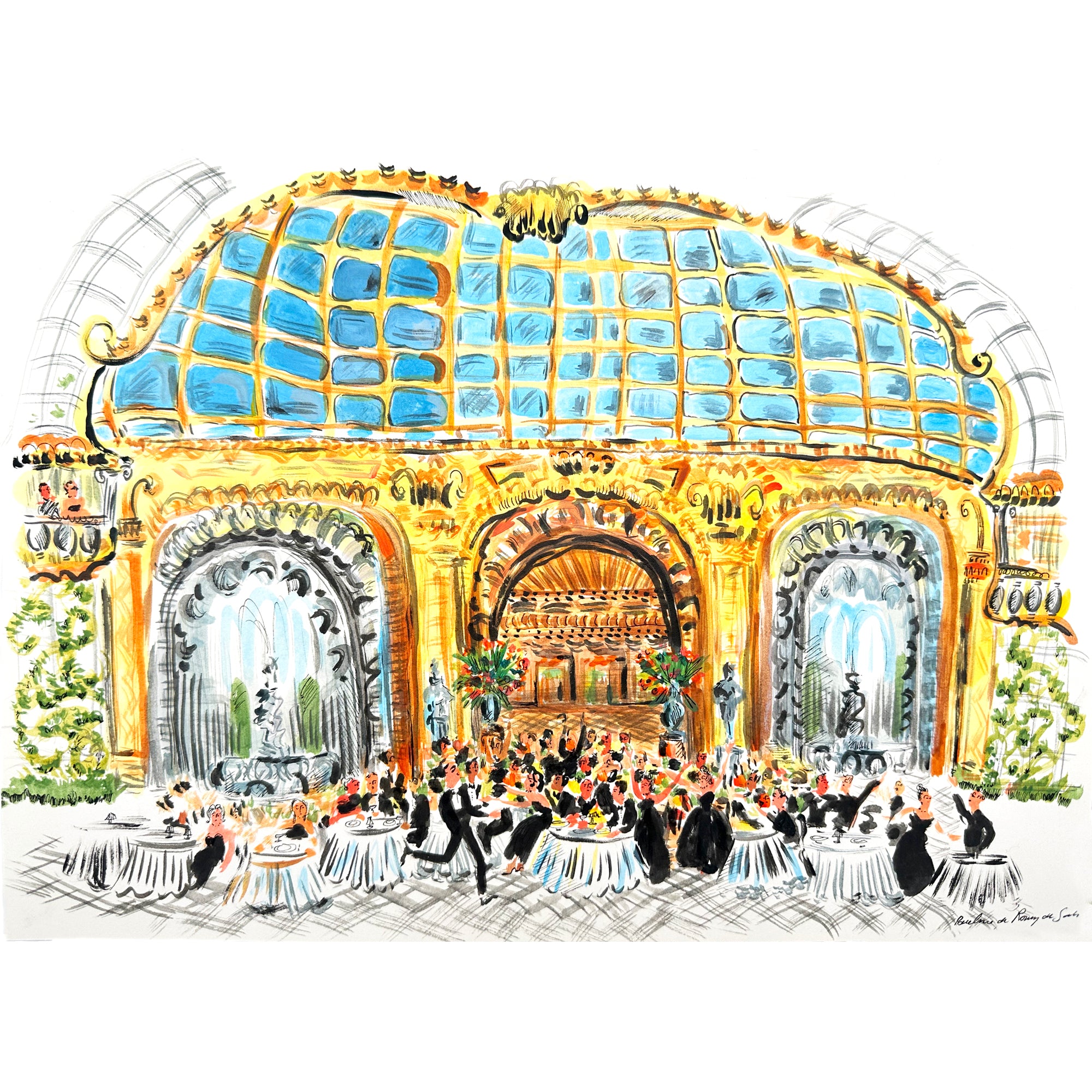 Dinner in the Conservatory by Pauline de Roussy de Sales