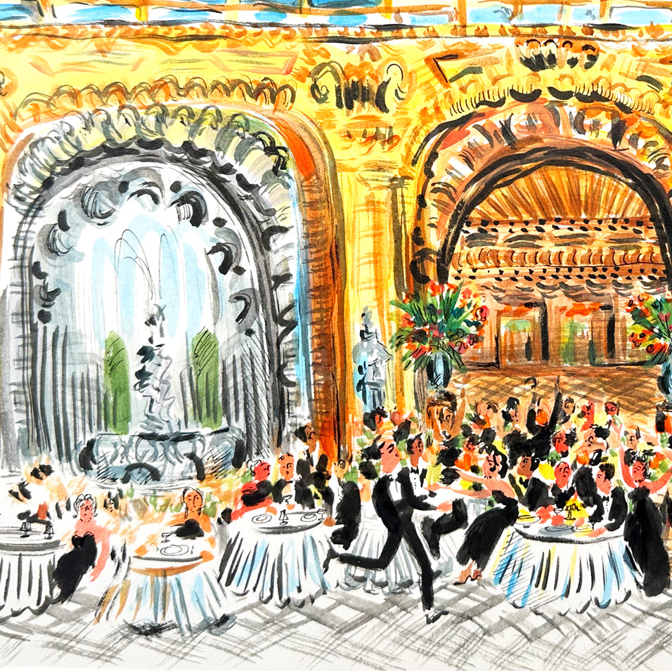 Dinner in the Conservatory by Pauline de Roussy de Sales