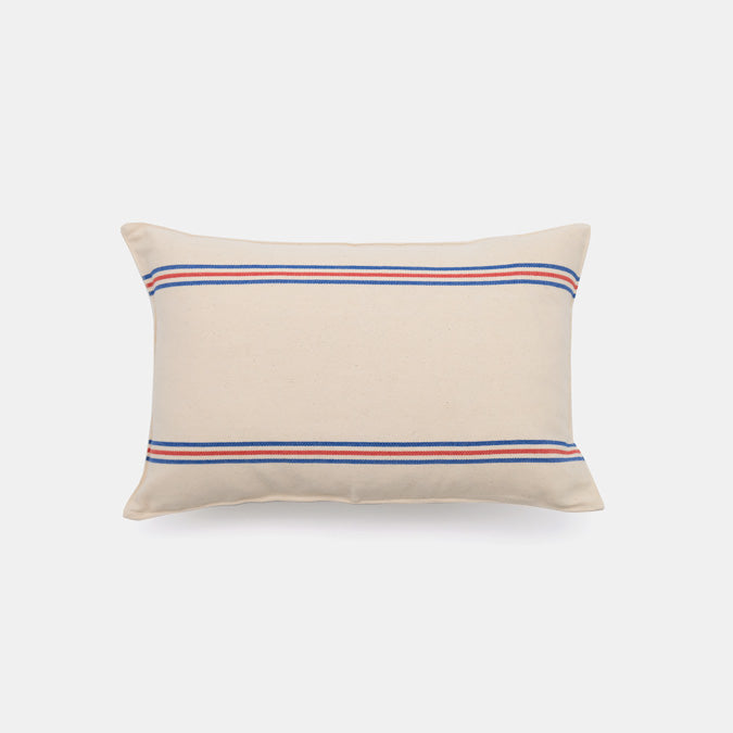 Tensira Small Lumbar Pillow in Blue Double Stripe – Collyer's Mansion