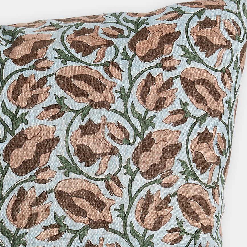 Lahore Rosewood Square Pillow