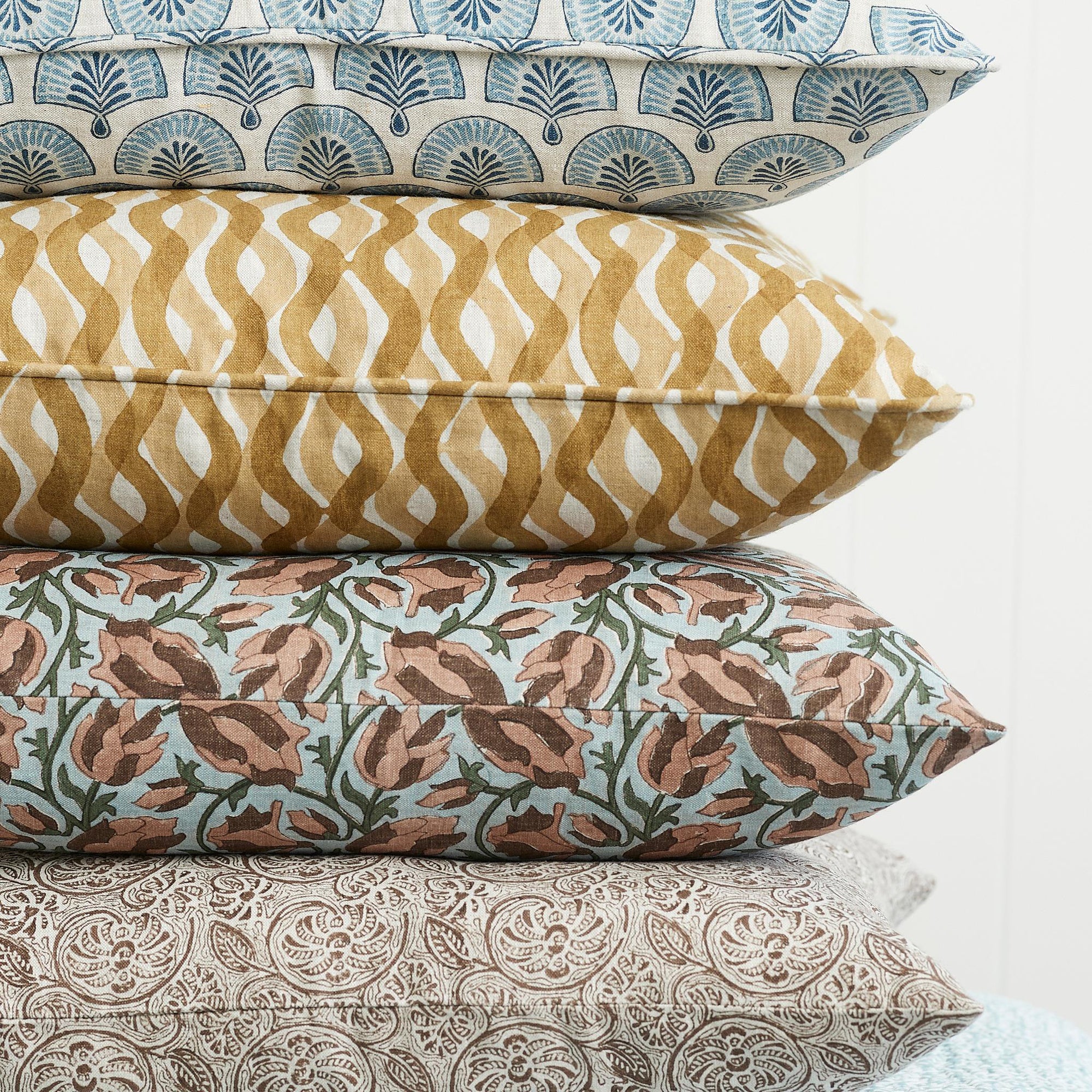 Lahore Rosewood Square Pillow