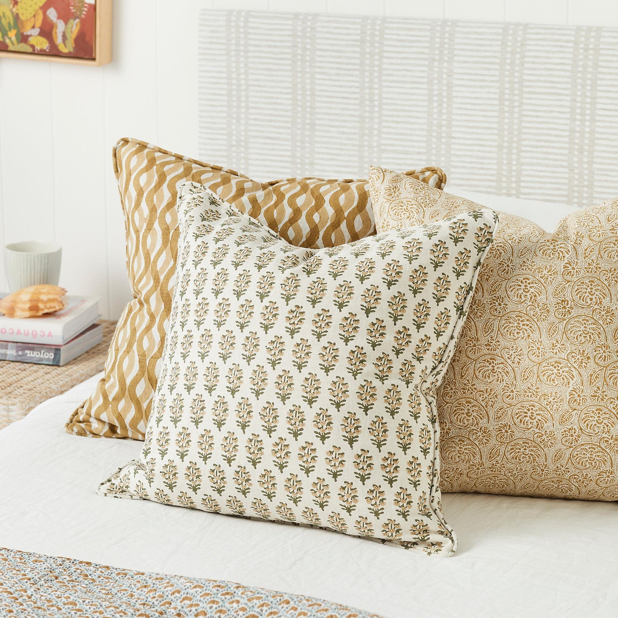 Fossano Saffron Square Pillow
