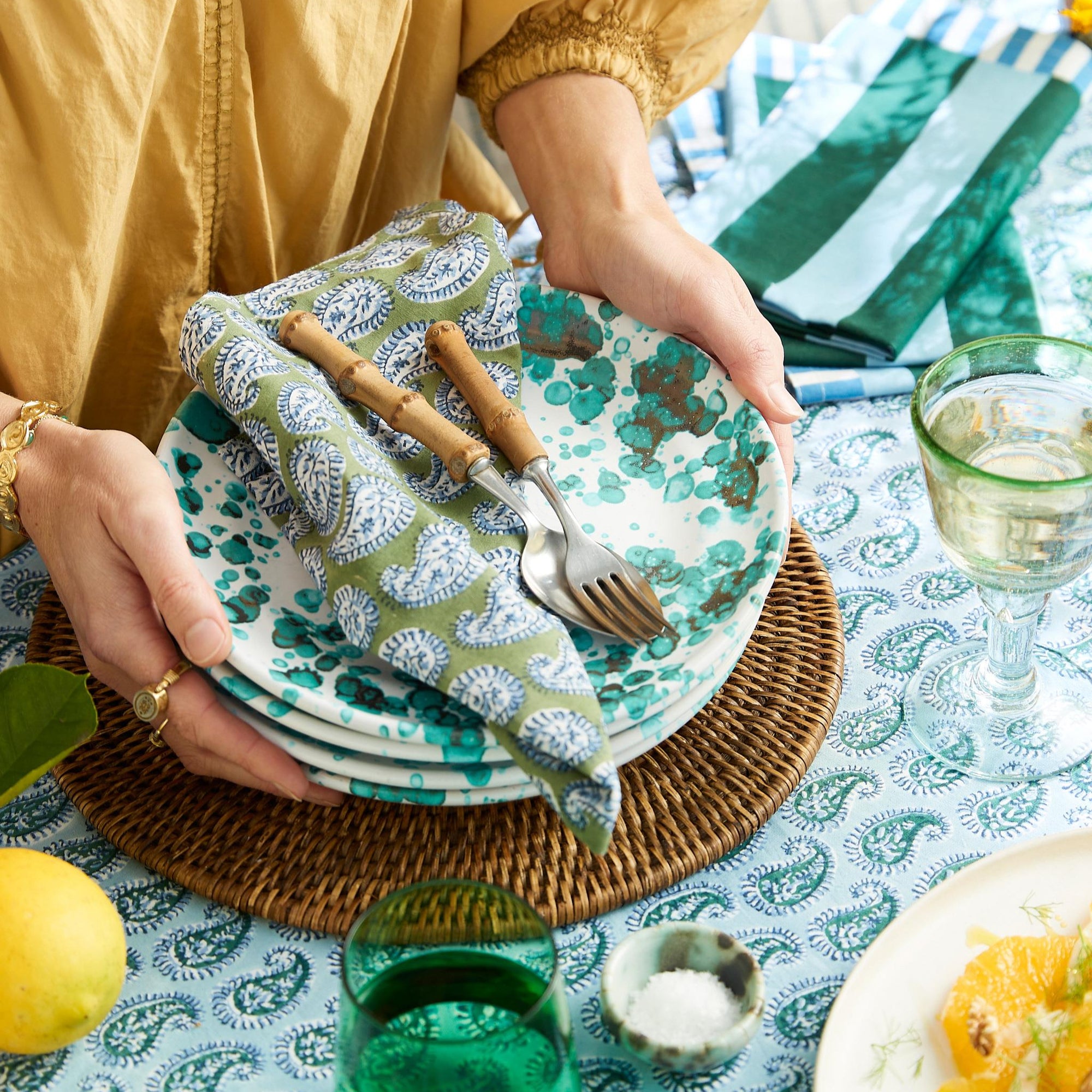 Simrane Moss Napkin