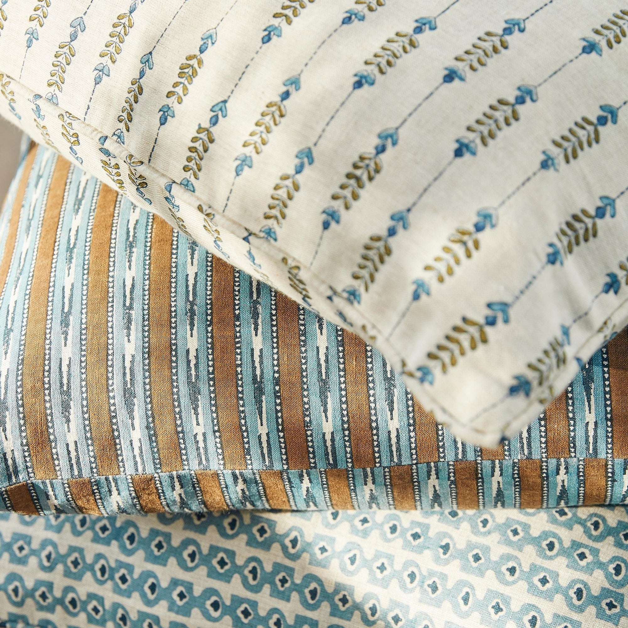 Geneva Moss Azure Lumbar Pillow