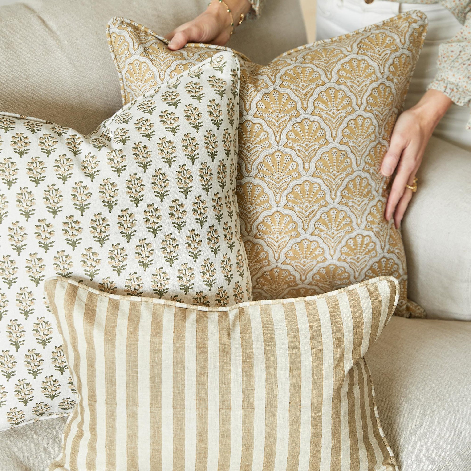 Ashfa Desert Square Pillow