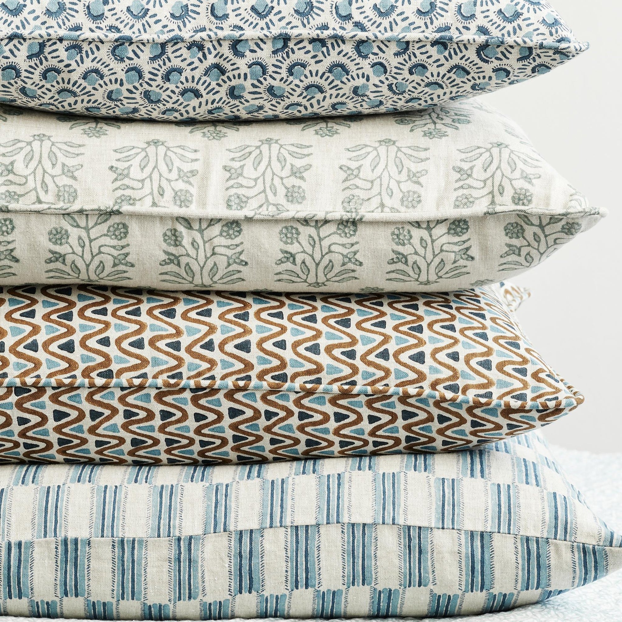 Lagos Azure Square Pillow