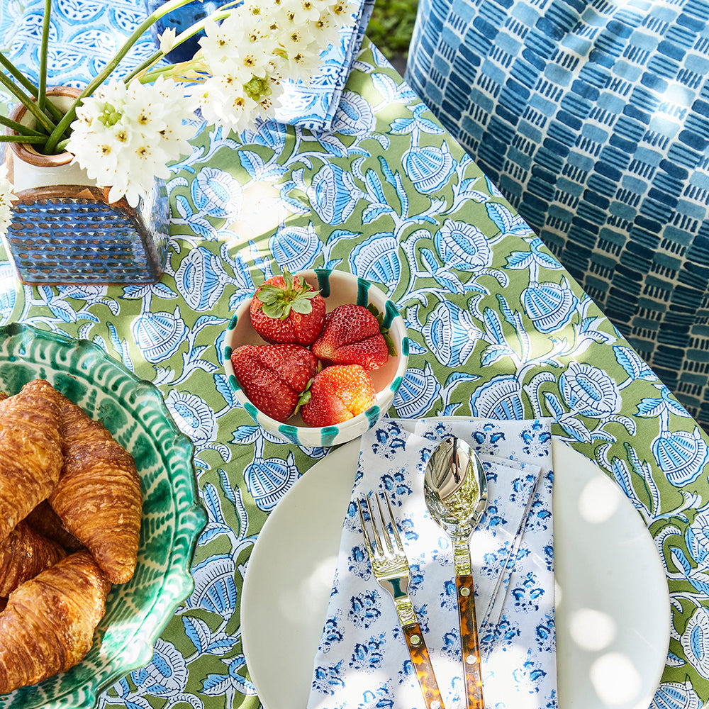Formosa Azure Square Pillow