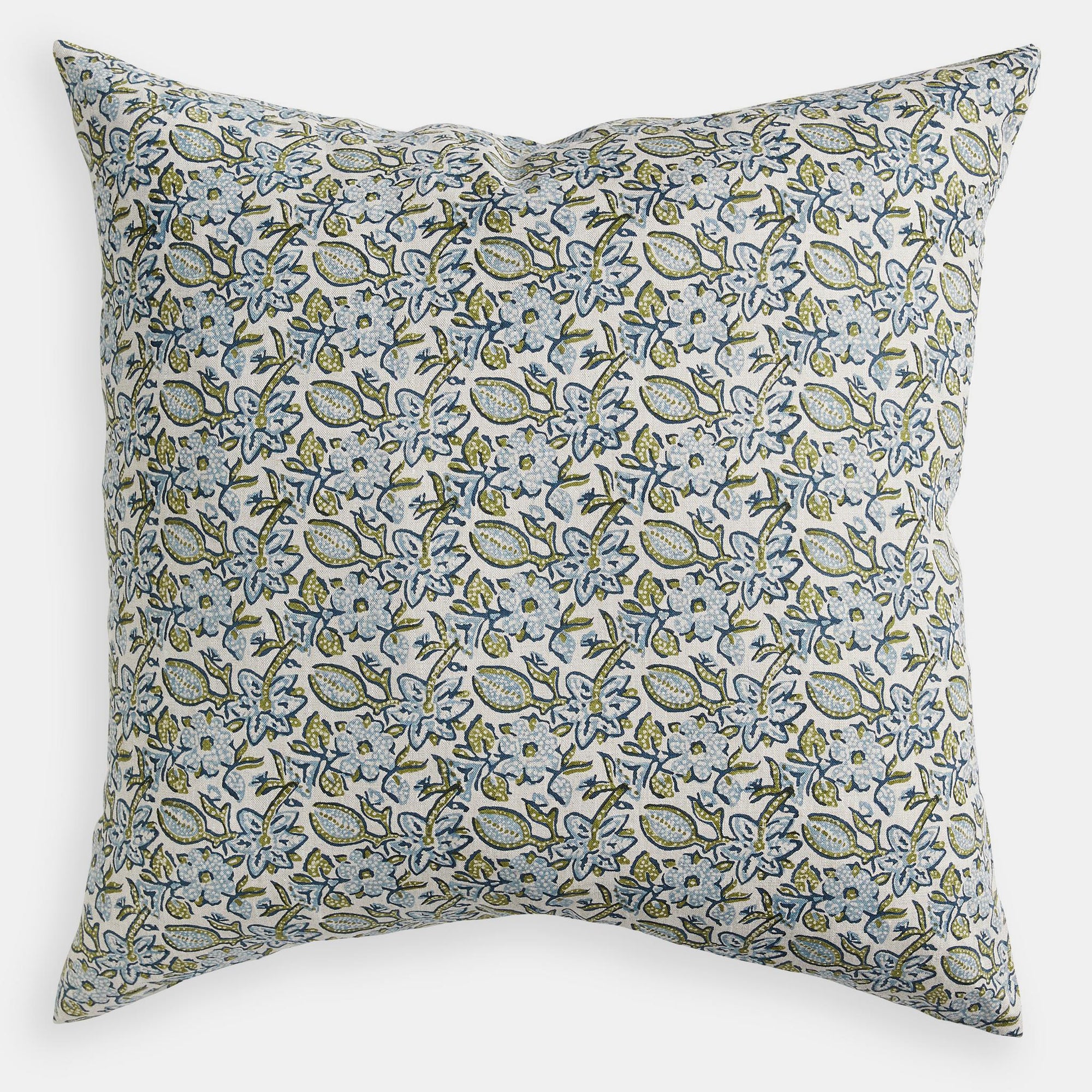 Krabi Moss Azure Square Pillow