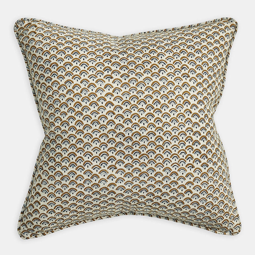 Edo Tobacco Pillow, square