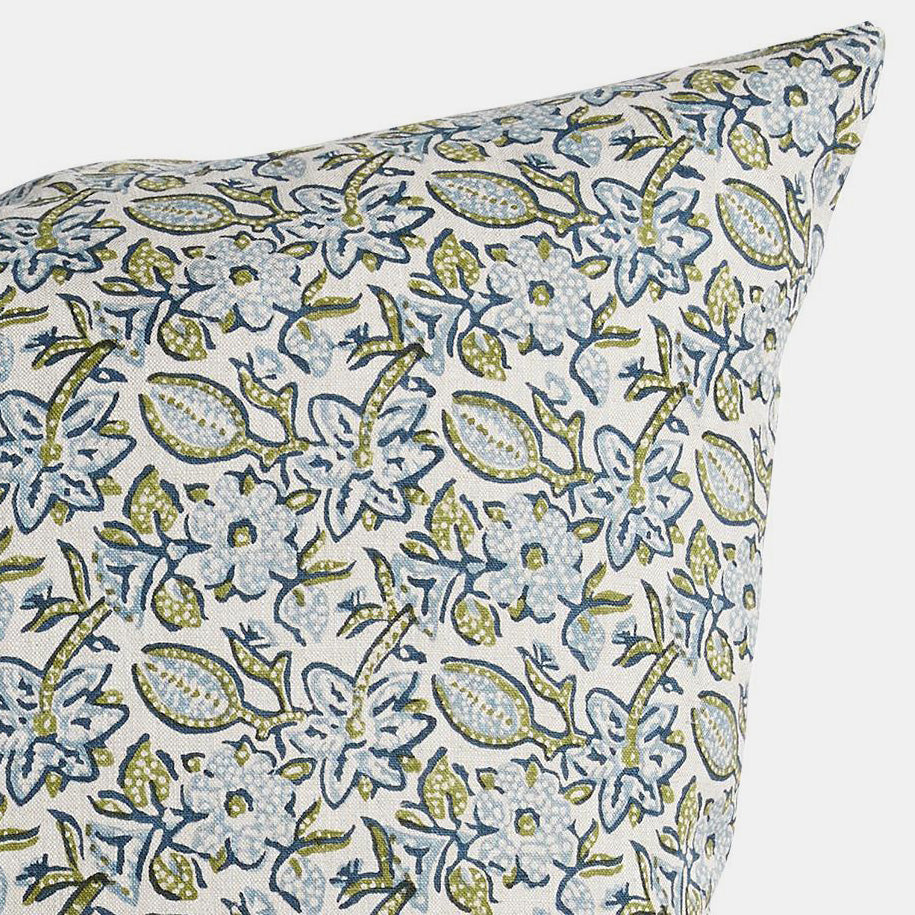 Krabi Moss Azure Square Pillow