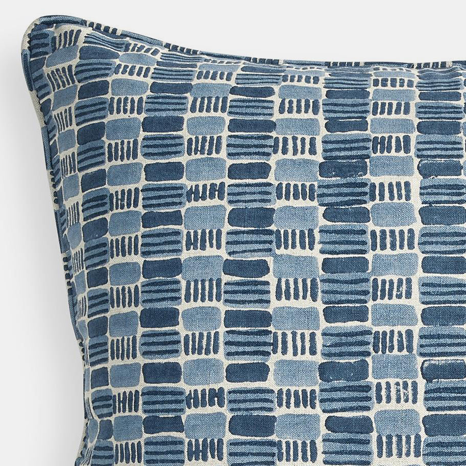 Formosa Azure Square Pillow