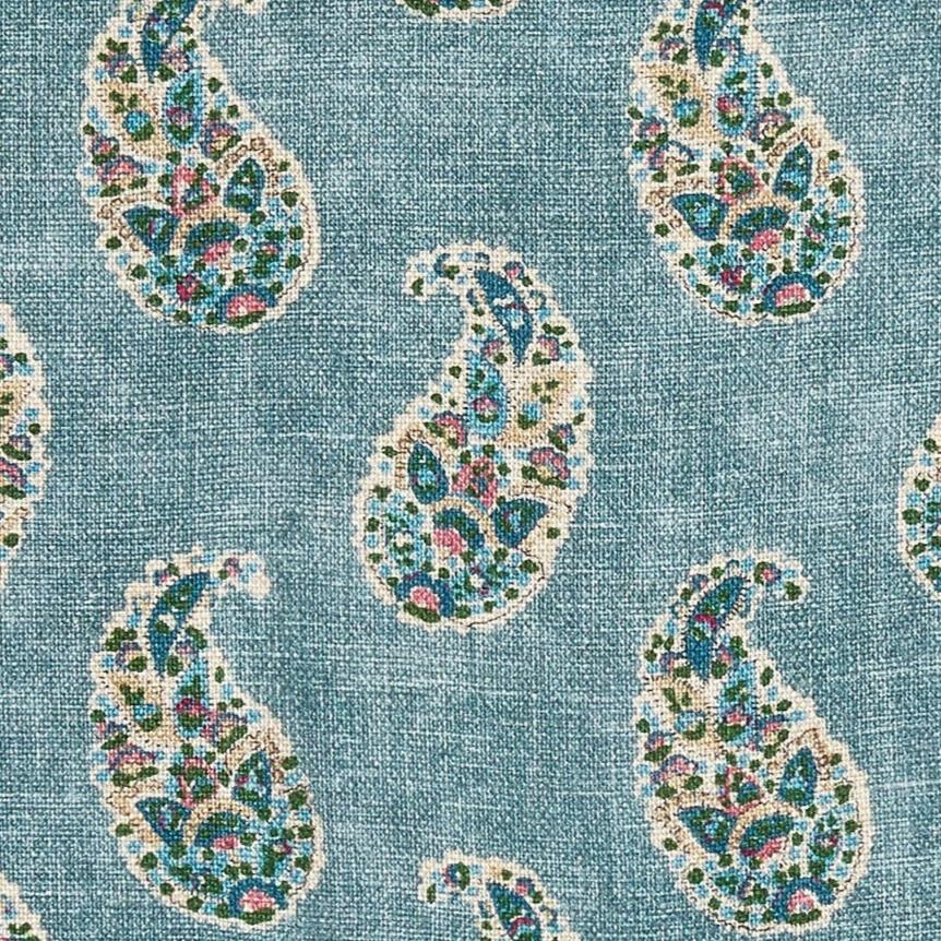 20" Round Pouf in Gigi Teal
