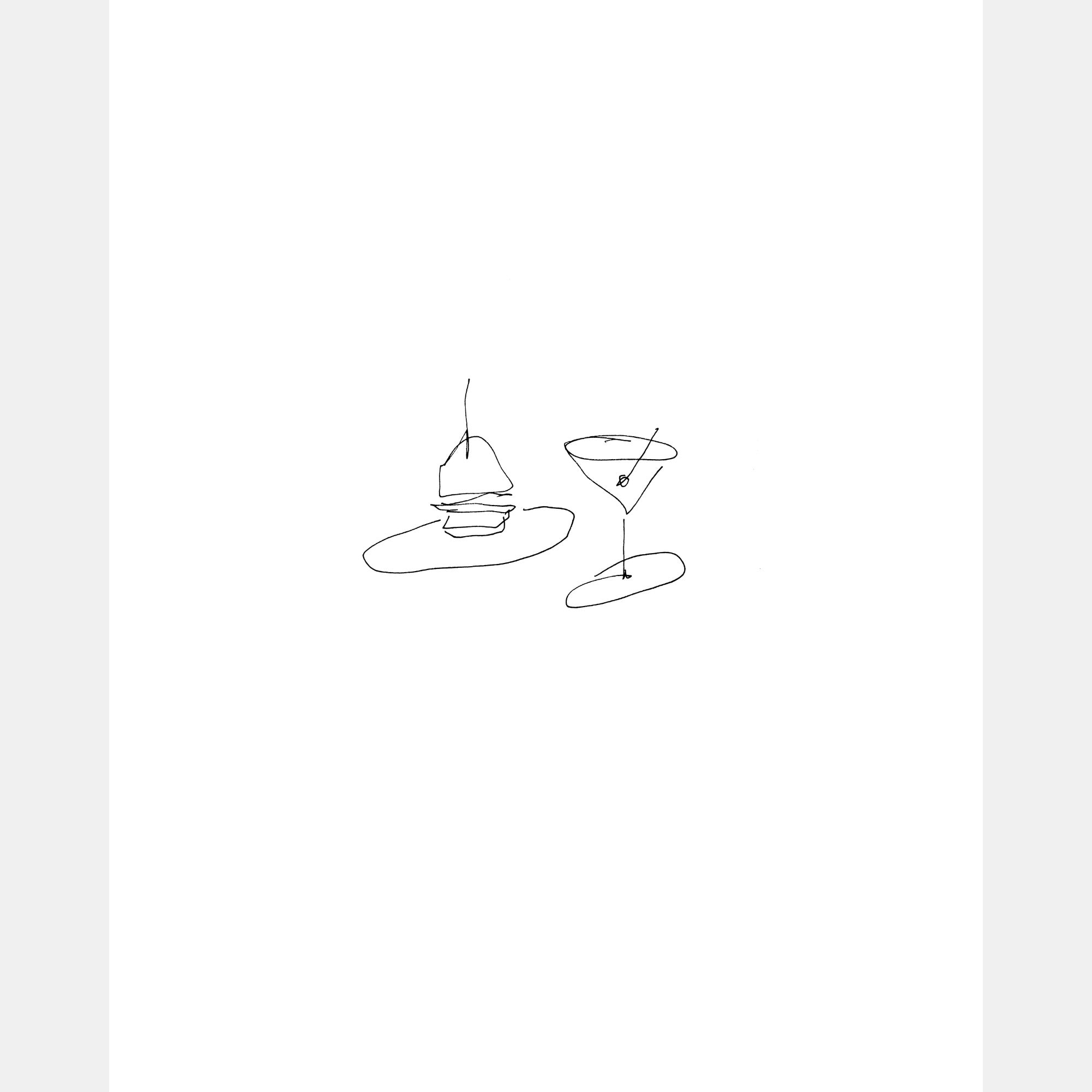 Girl Dinner Print