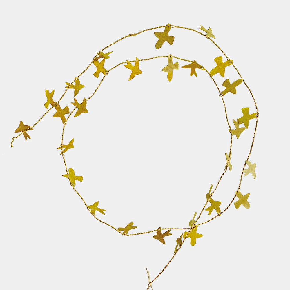 Brass Garland in Bird