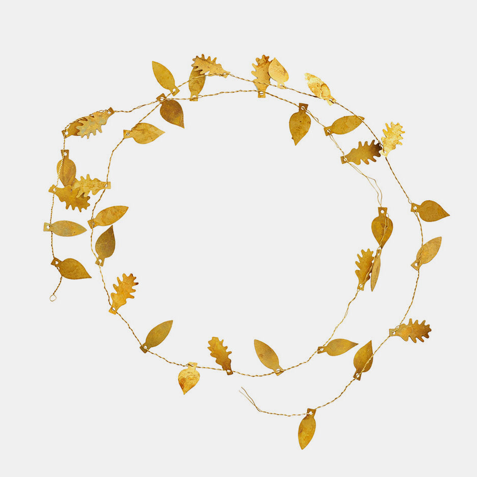 Brass Garland in Leaf