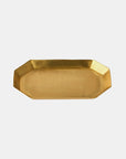 Long Octagonal Brass Tray