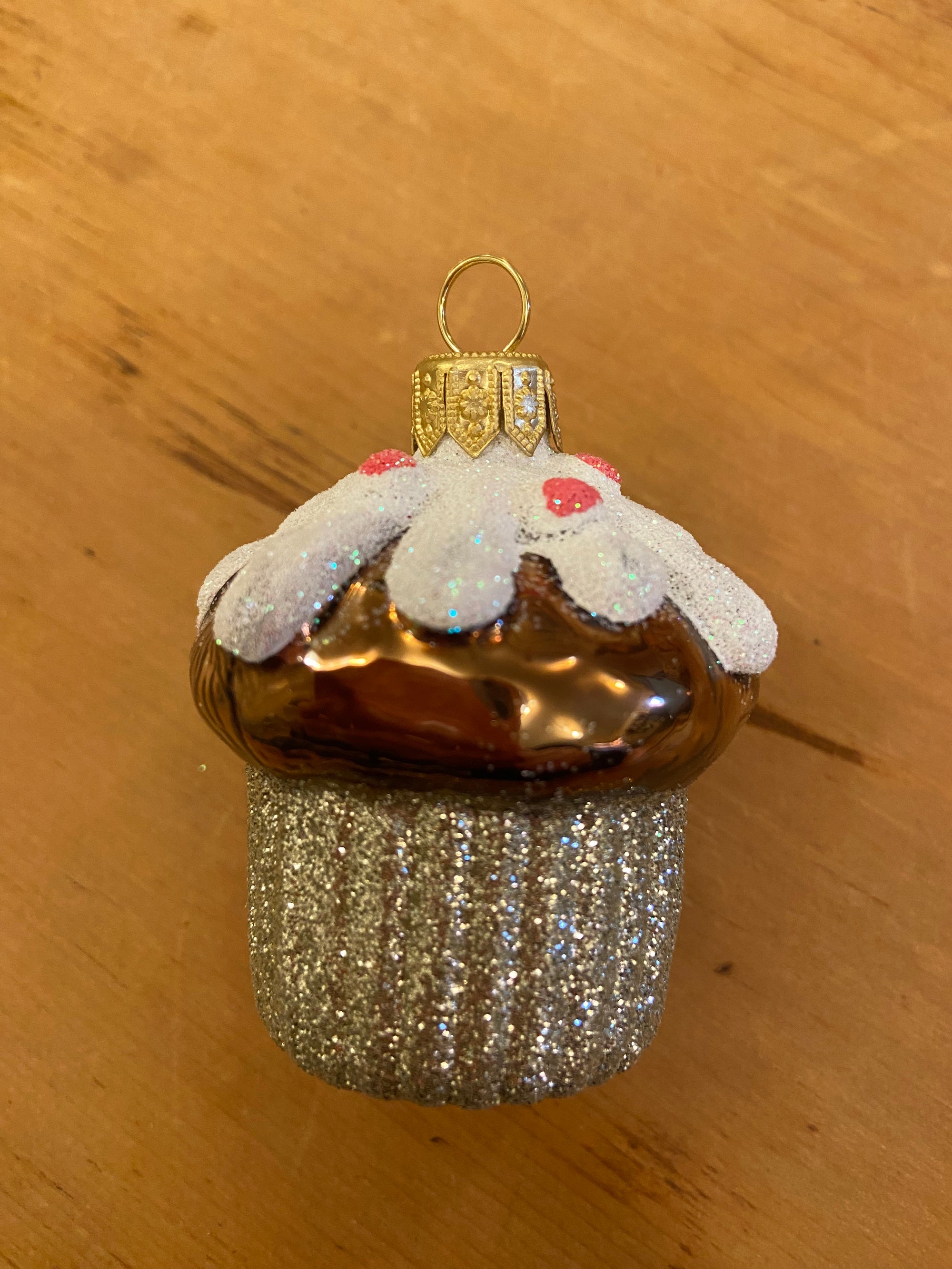 Chocolate Cupcake Ornament