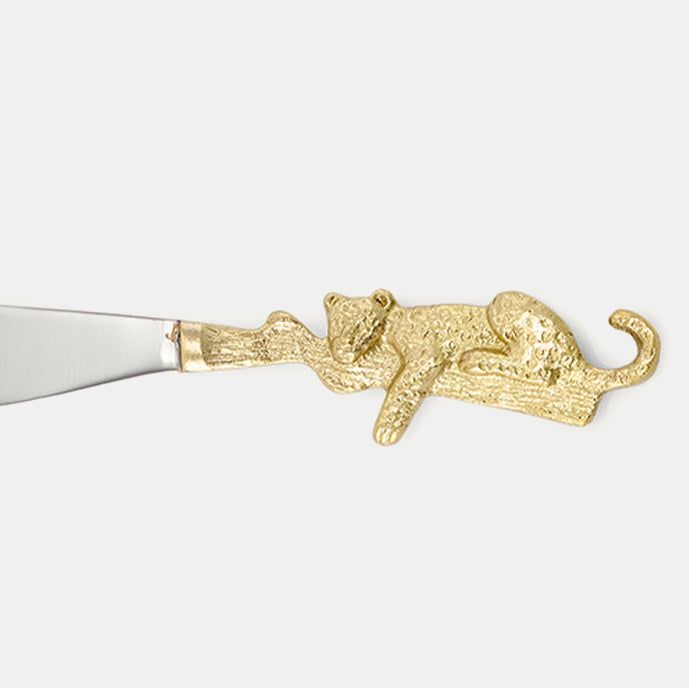 Jenna Leopard Butter Knife
