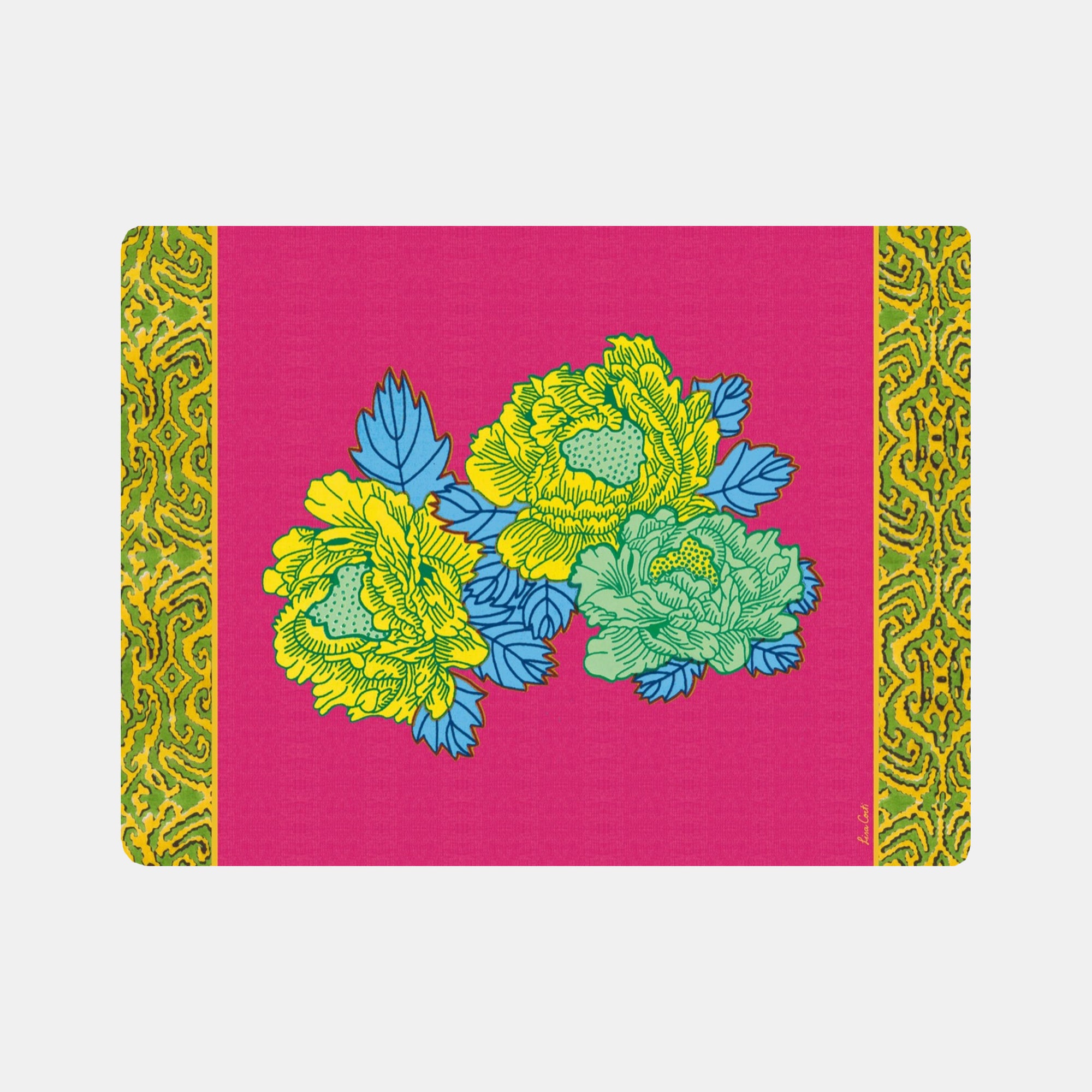 Rectangle Kauai Peony Fuxia Placemat