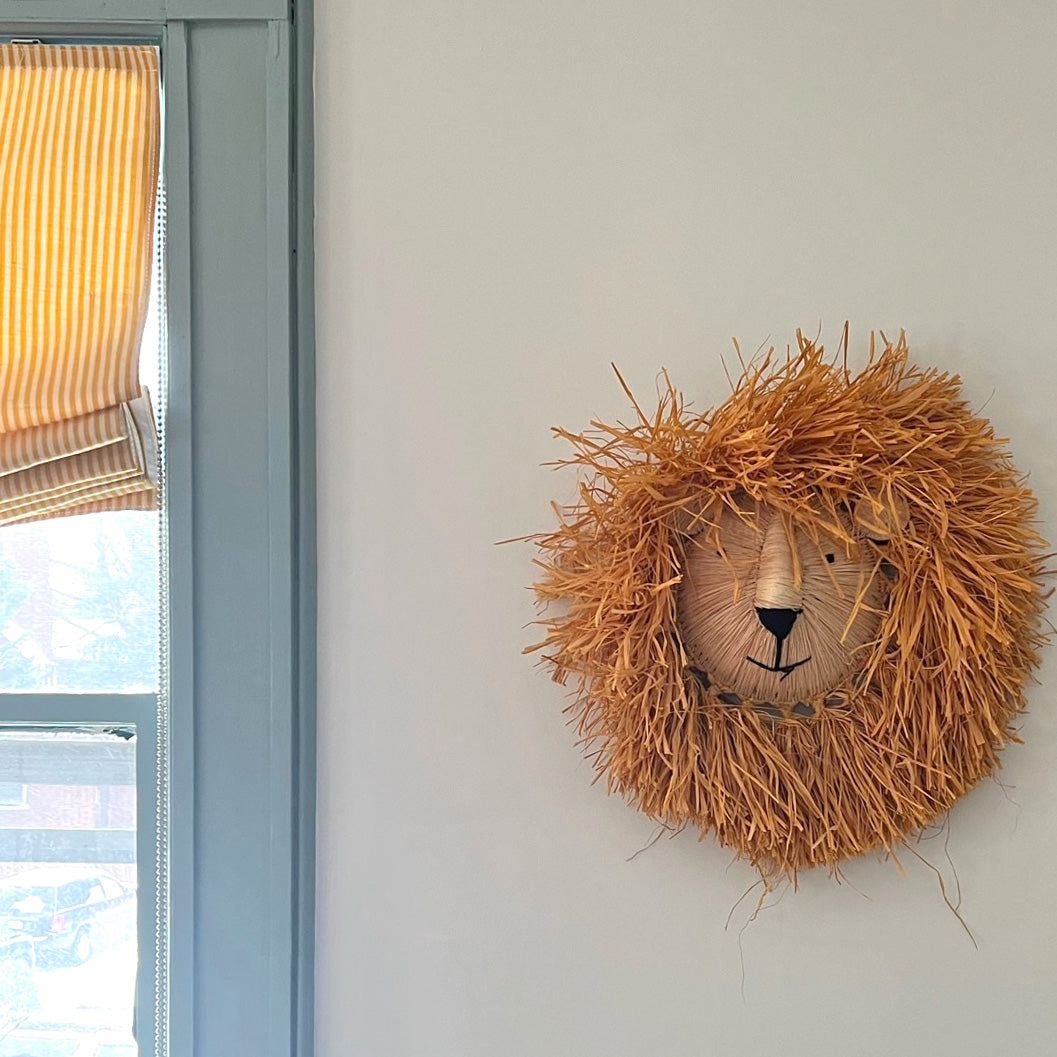 Lion Cub Wall Figurine