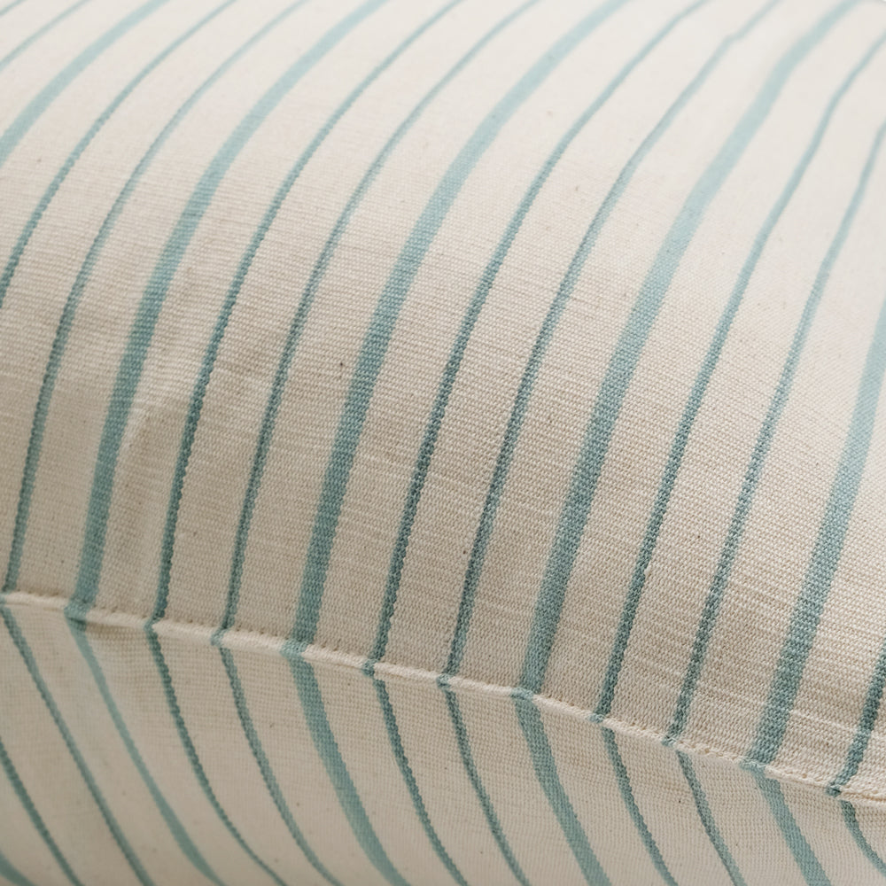 Khaki Stripe Square Pillow