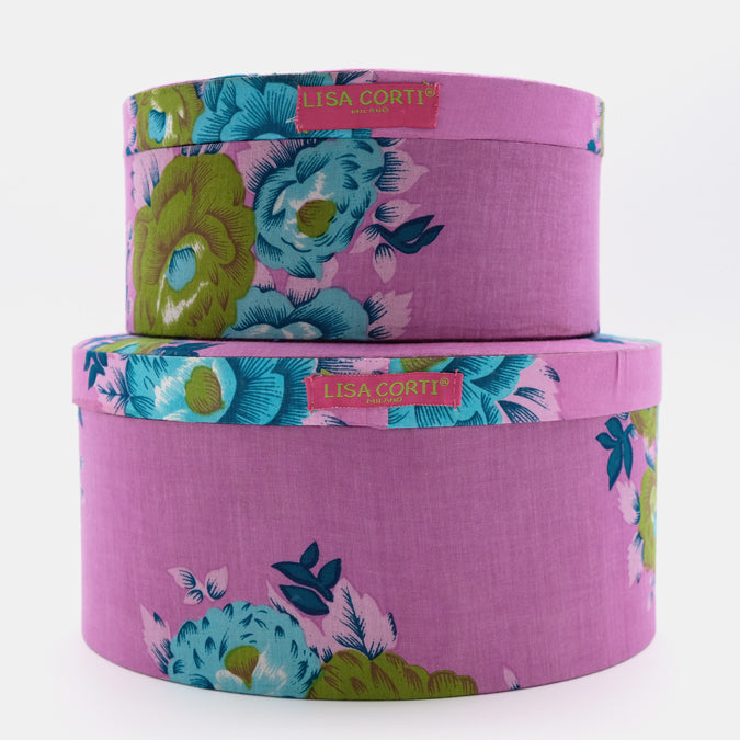 Floral Fabric Decorative Box