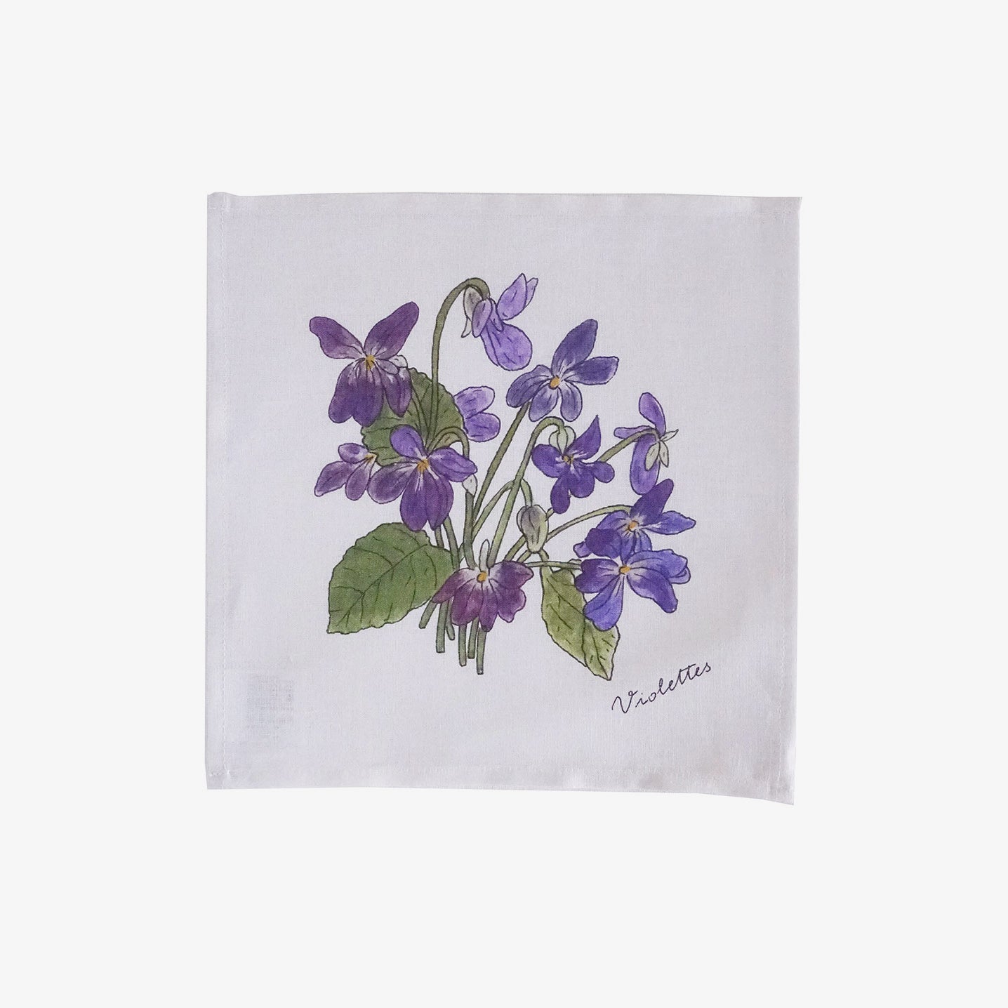 Violet Flower Hanky