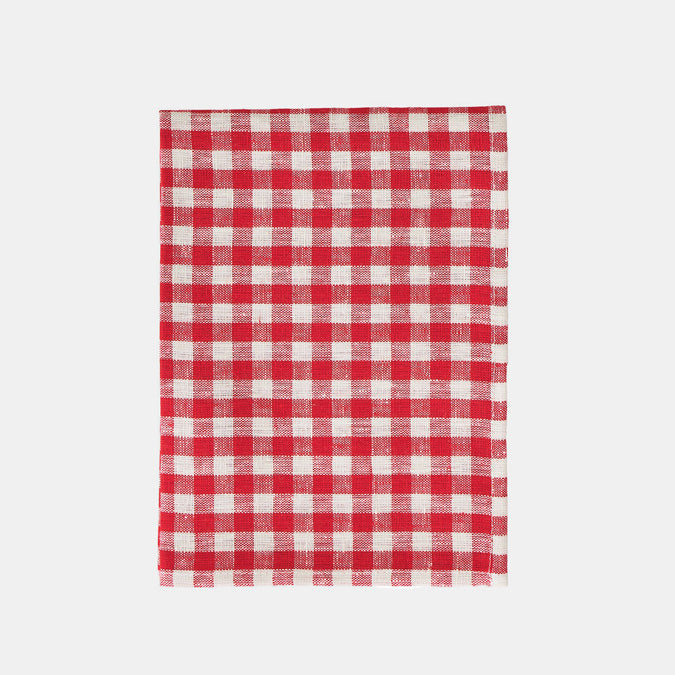 Red Check Anne Kitchen Cloth