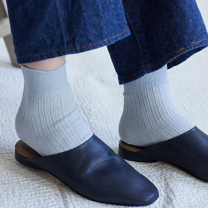 Linen Rib Pair of Socks