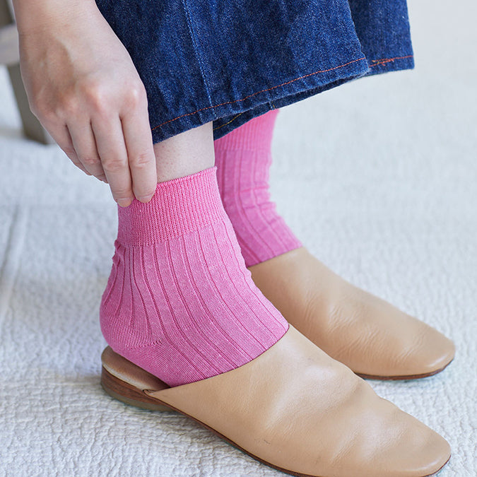 Linen Rib Pair of Socks