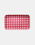 Red Check Anne Tray