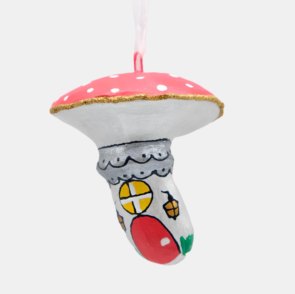 Large Mushroom House Ornament