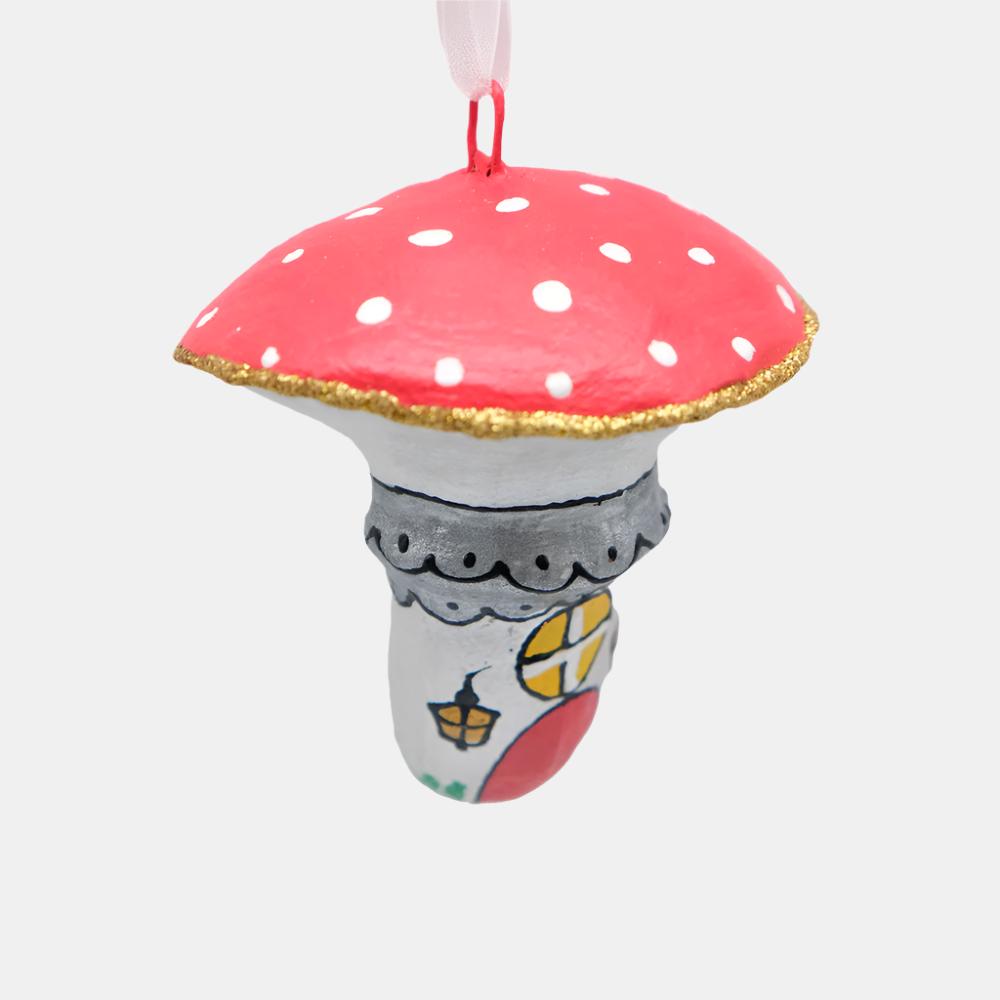 Large Mushroom House Ornament