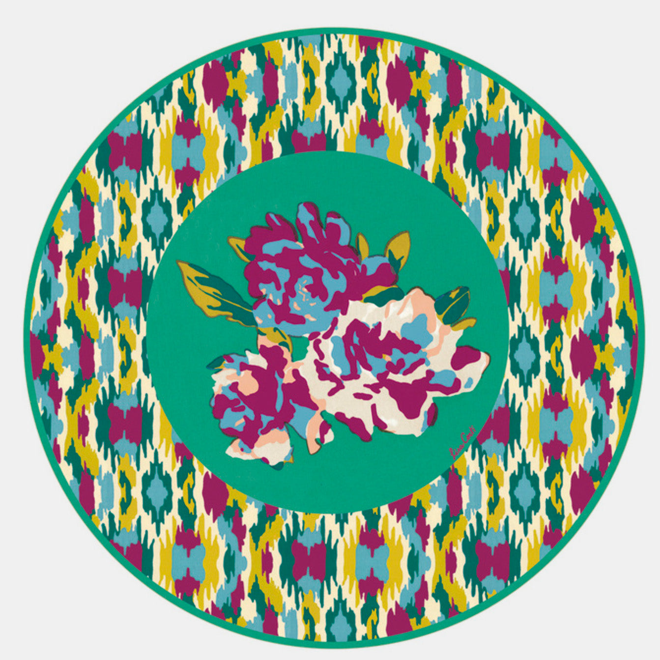 Dali Peony Jade Coaster
