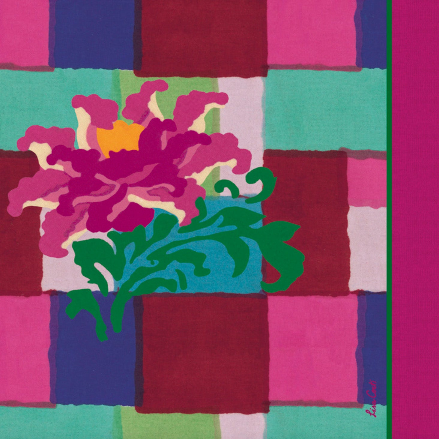Rectangle Geesband Fuxia Placemat