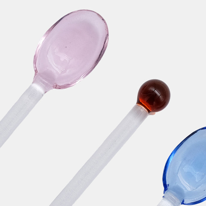 Long Glass Spoon