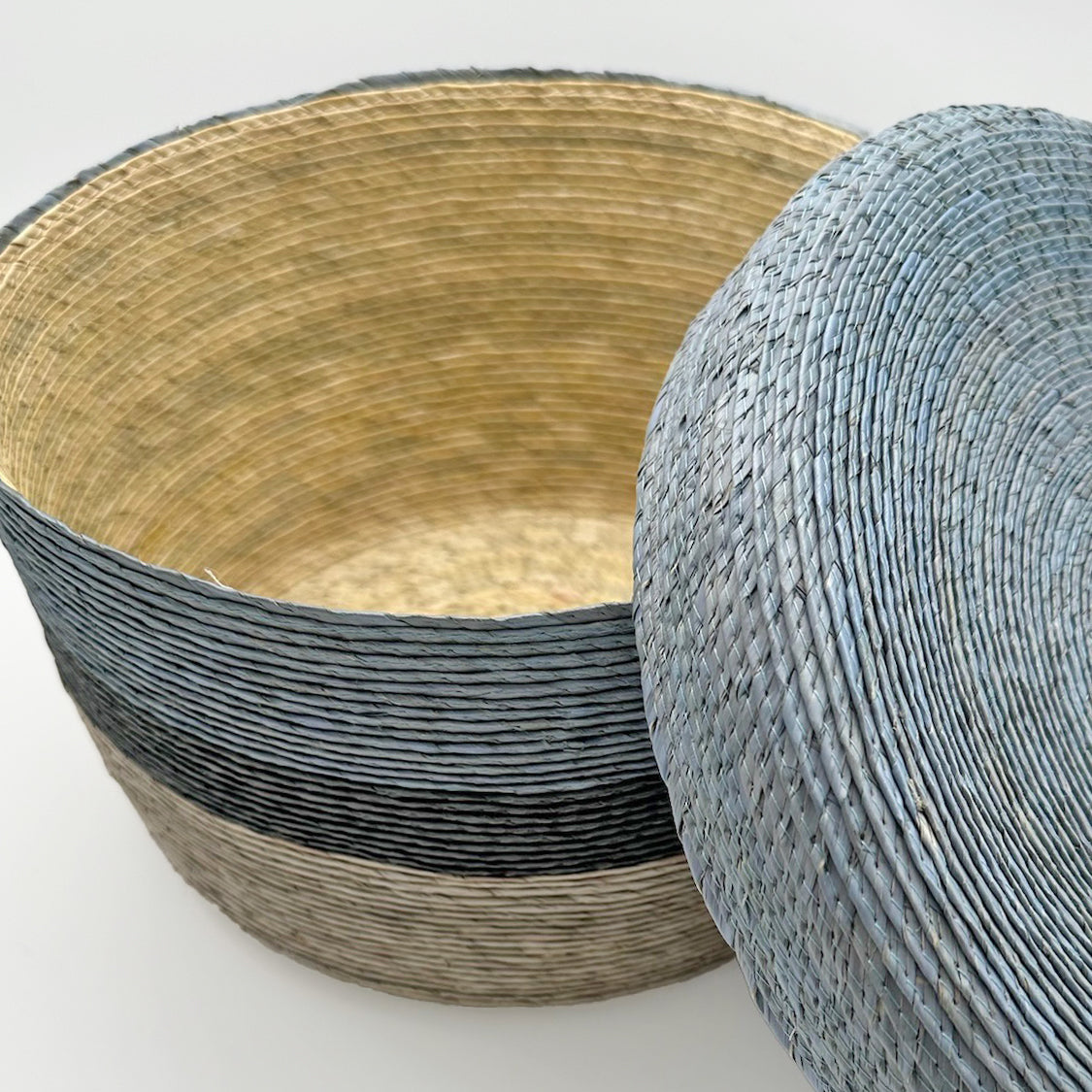 Storage Basket in Cielo Blue Combo