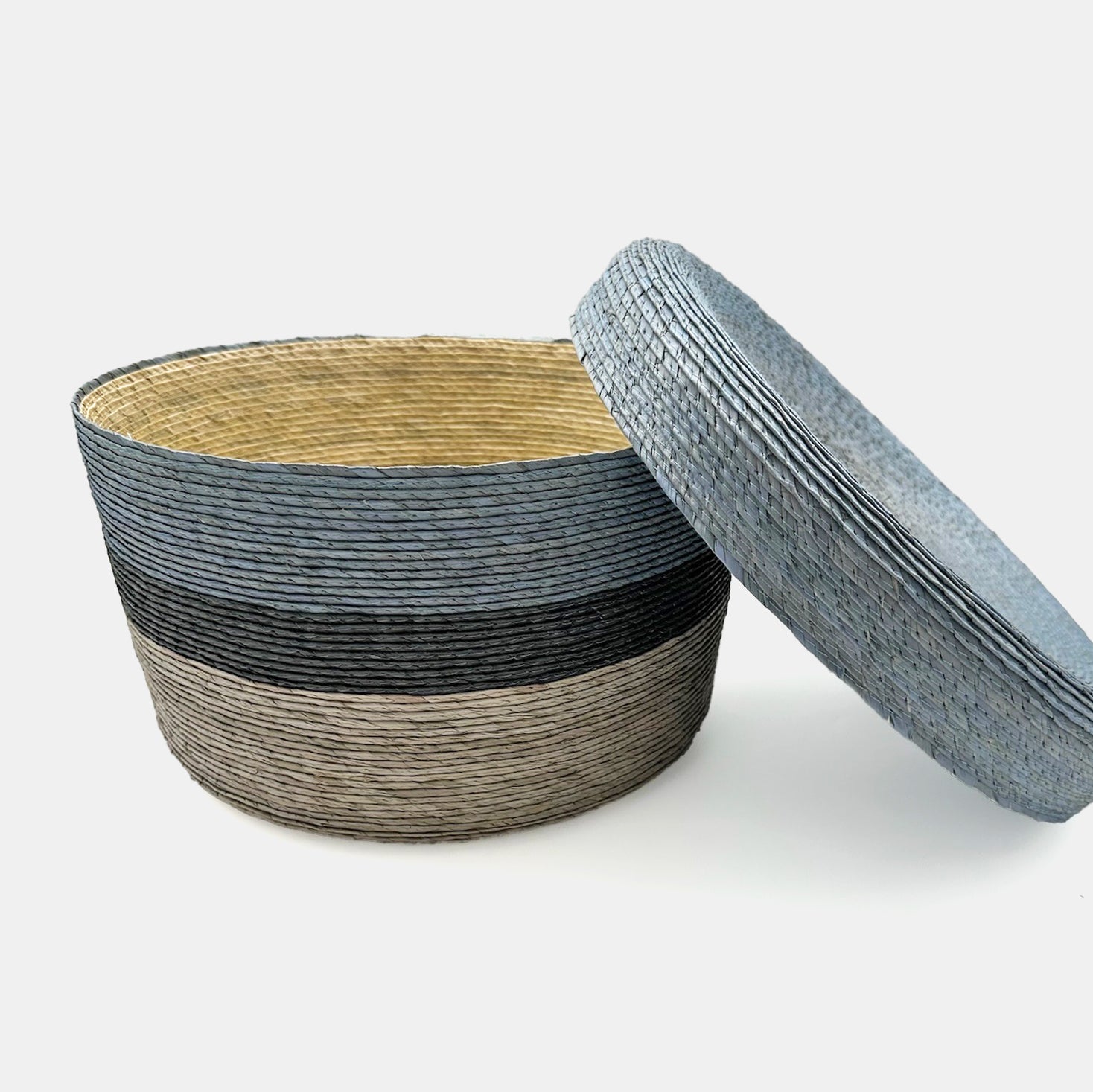 Storage Basket in Cielo Blue Combo