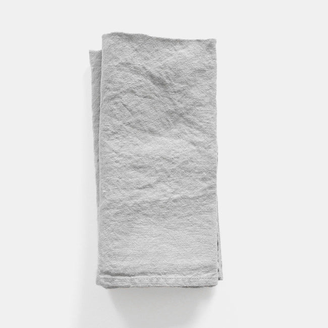 Linen Napkin, cloud grey