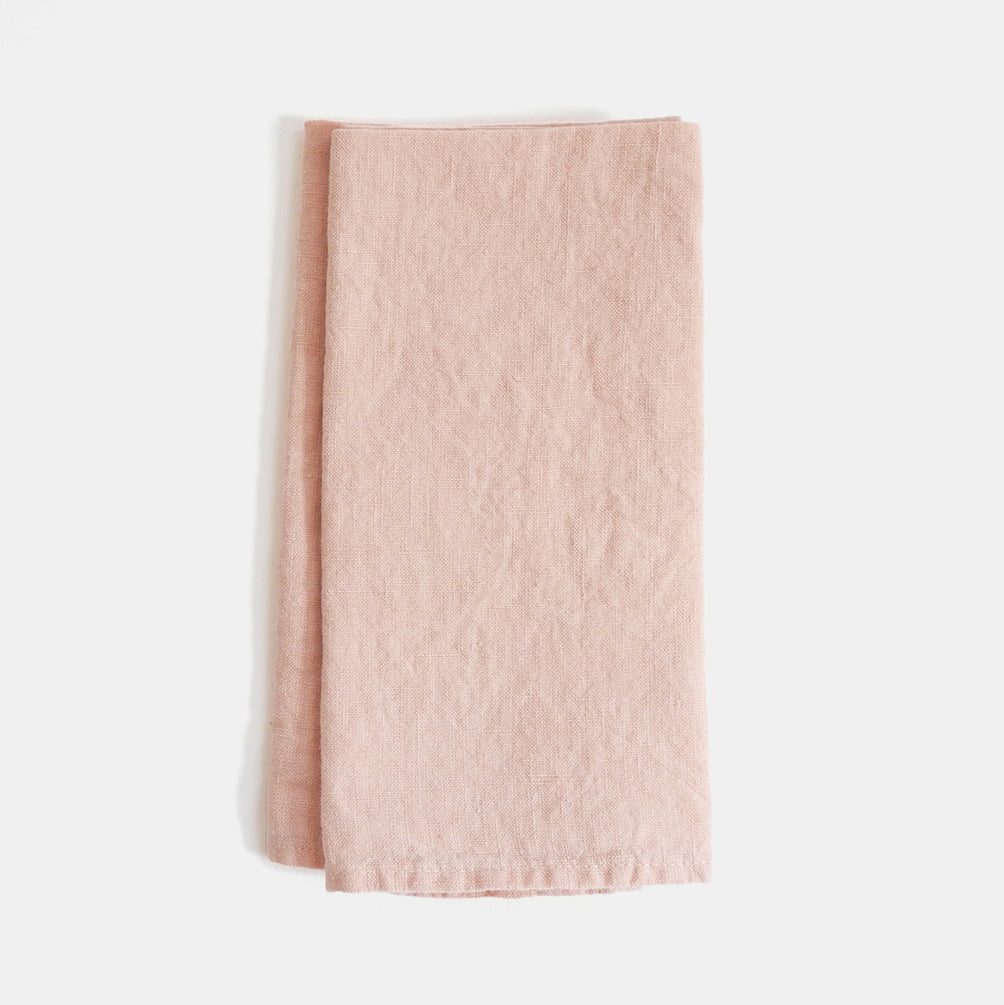 Linen Napkin in Pale Pink