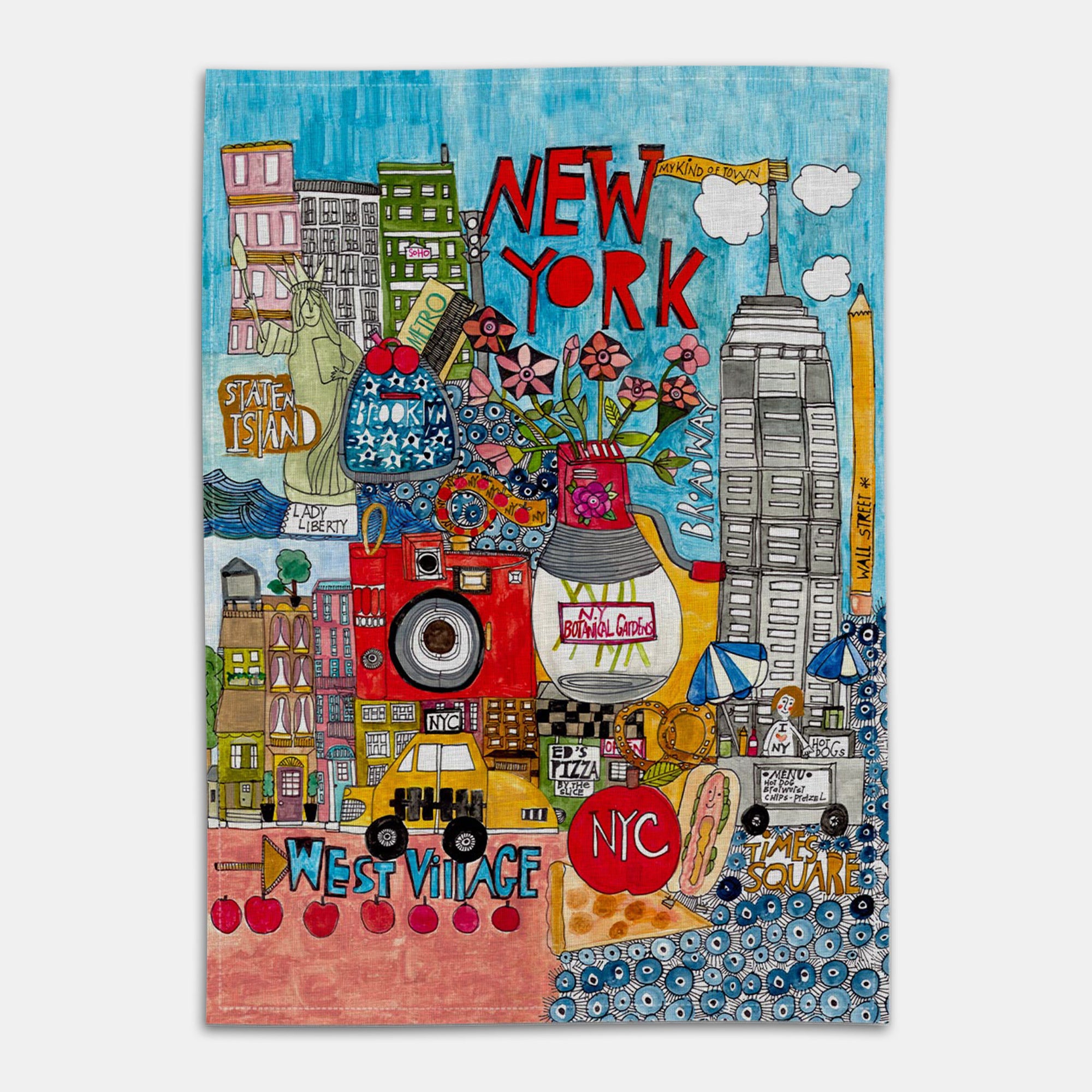 New York Tea Towel