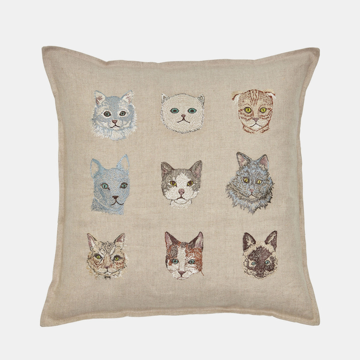 Coral&Tusk クッションカバー　Prayful Cats Playful Cats Pillow | Coral & Tusk
