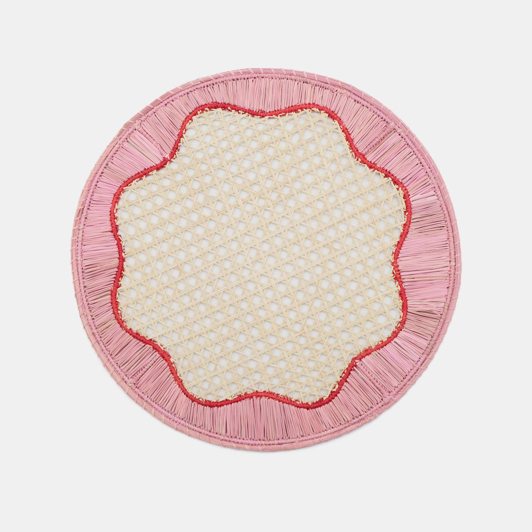 Red and Pink Anemona Placemat
