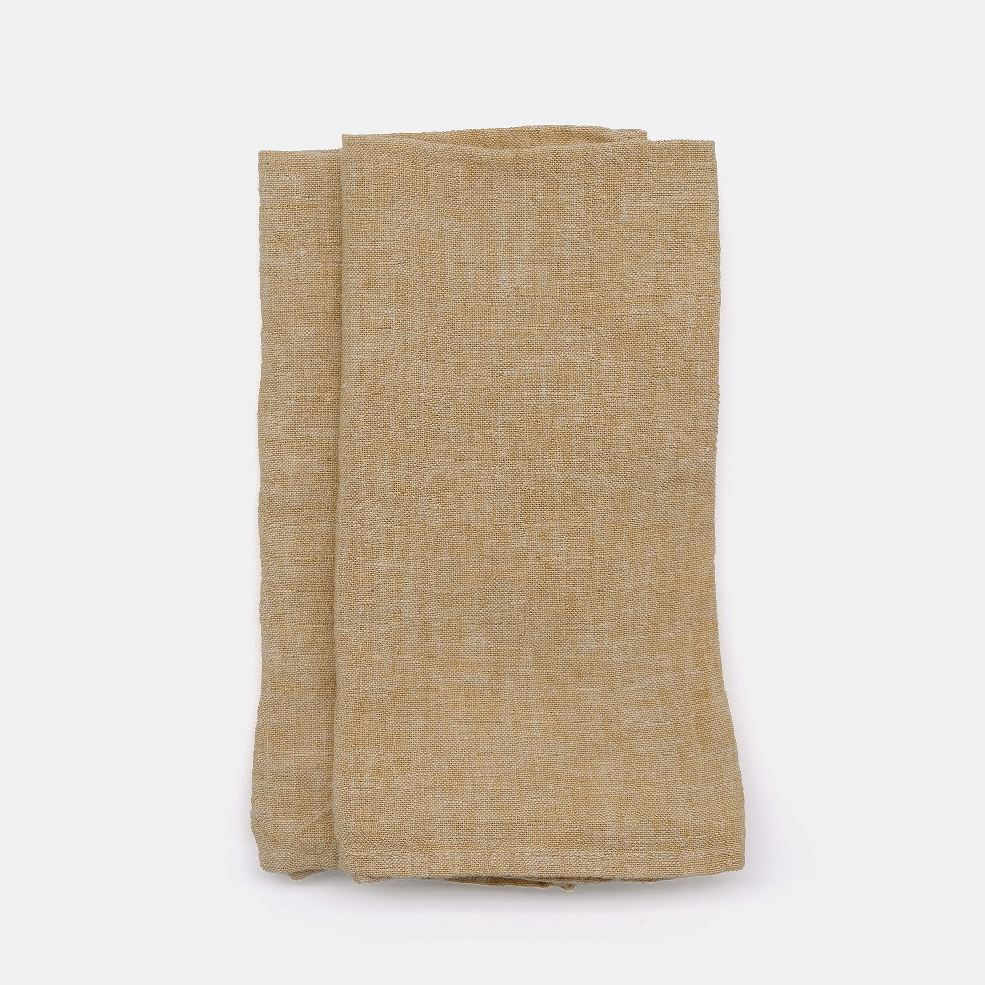 Linen Napkin in Saffron Chine