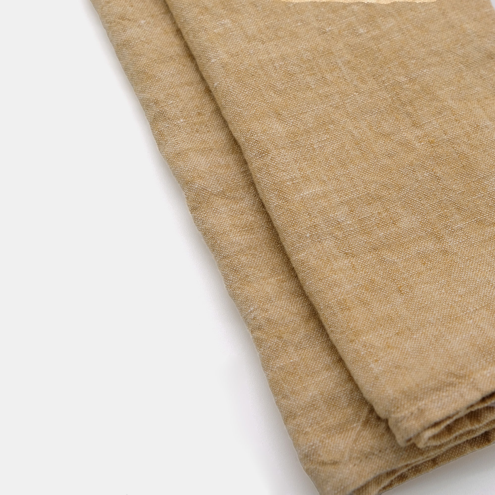 Linen Napkin in Saffron Chine