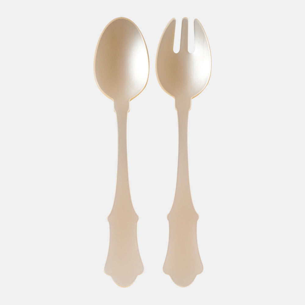 Honorine Acrylic Salad Server Set