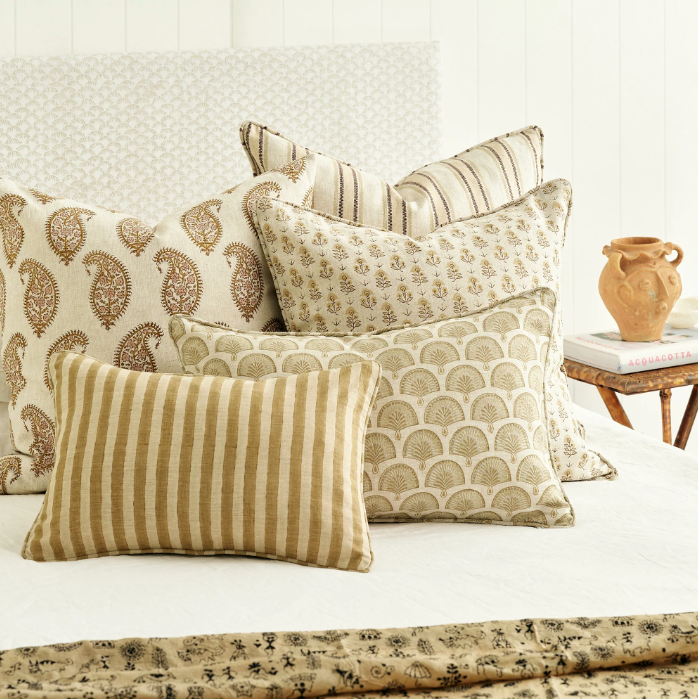 Bodrum Shell Lumbar Pillow